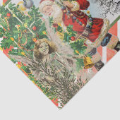 サンタ&エンジェルズレッドストライプのティッシュペーパー 薄葉紙 (詳細)