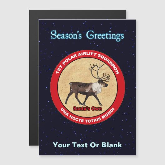 サンタ・オウン – 第1極空輸飛行隊 (正面/裏面)