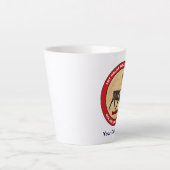 サンタ・オウン – 第1極空輸飛行隊 カフェラテマグ (正面)