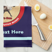 サンタ・オウン – 第1極空輸飛行隊 キッチンタオル (四つ折り)