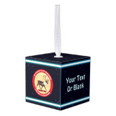 サンタ・オウン – 第1極空輸飛行隊 キューブオーナメント (裏面アングル)