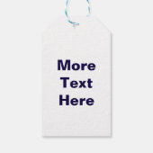 サンタ・オウン – 第1極空輸飛行隊 ギフトタグ (裏面)