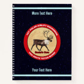 サンタ・オウン – 第1極空輸飛行隊 ノートブック (正面)