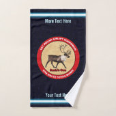 サンタ・オウン – 第1極空輸飛行隊 バスタオルセット (ハンドタオル)