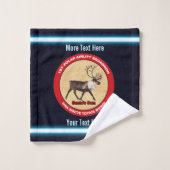 サンタ・オウン – 第1極空輸飛行隊 バスタオルセット (ウォッシュタオル)