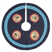 サンタ・オウン – 第1極空輸飛行隊 ブラッシュドポリエステルツリースカート (正面)