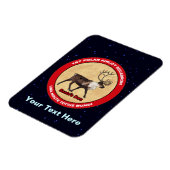 サンタ・オウン – 第1極空輸飛行隊 マグネット (左側)