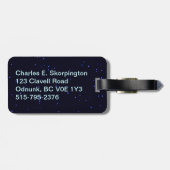 サンタ・オウン – 第1極空輸飛行隊 ラゲッジタグ (裏面横)