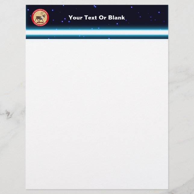 サンタ・オウン – 第1極空輸飛行隊 レターヘッド (正面)