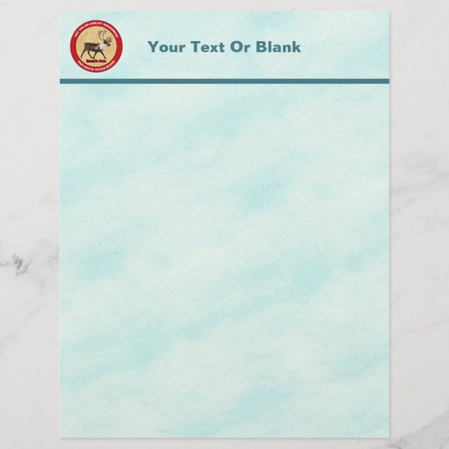 サンタ・オウン – 第1極空輸飛行隊 レターヘッド (正面)