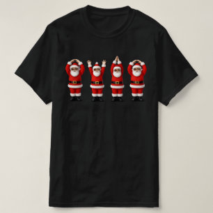 サンタ オハイオ 中西部パーティー O-H-I-O クリスマス Tシャツ