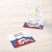 サンタ・オブ・カラーが言う スクエアペーパーコースター (インサイチュ)