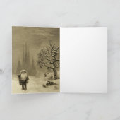 サンタ・オブ・ザ・格言ズ冬のクリスマスグリーティング シーズンカード (内部)