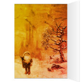 サンタ・オブ・ザ・格言冬のクリスマスグリーティング (内側 (左))