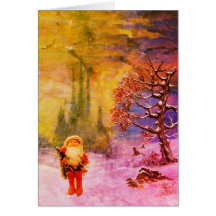 サンタ・オブ・ザ・格言冬のクリスマスグリーティング