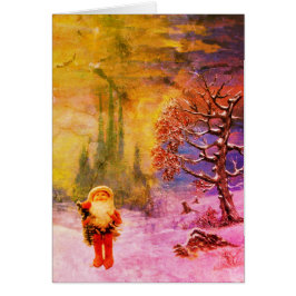 サンタ・オブ・ザ・格言冬のクリスマスグリーティング