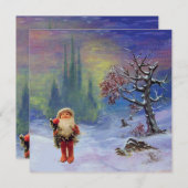 サンタ・オブ・ザ・格言,冬の休日クリスマス・パーティー 招待状 (正面/裏面)