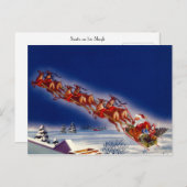 サンタ・オンズ・スリー シーズンポストカード (正面/裏面)