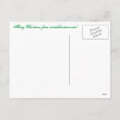 サンタ・オン・ア・ポーラ・ベア シーズンポストカード (裏面)