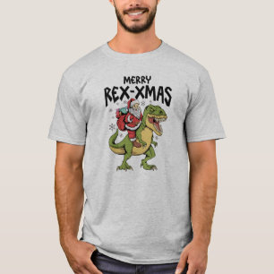 サンタ・オン・ア・レックス、メリー・レックス・クリスマス Tシャツ
