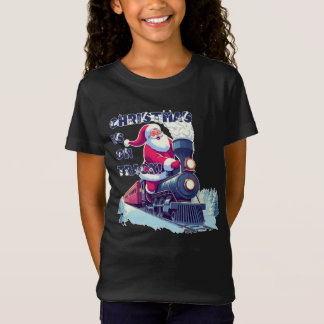サンタ・オン・ザ・トレイン Tシャツ