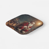 サンタ・オン・ルーフトップ ペーパープレート (傾斜あり)