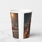 サンタ・オン・ルーフトップ 紙コップ (右)