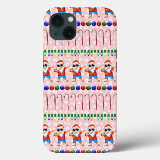 サンタ・オン・レッドの醜いクリスマス Case-Mate iPhoneケース (裏面)