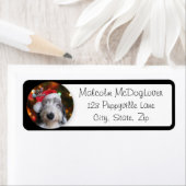 サンタ・オールド・イングリッシュ・シープドッグ ラベル (インサイチュ)