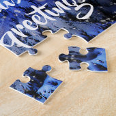 サンタ・カウシーズンのご挨拶 ジグソーパズル (側面)