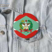 サンタ・カタリナ、ブラジル 缶バッジ (インサイチュ)