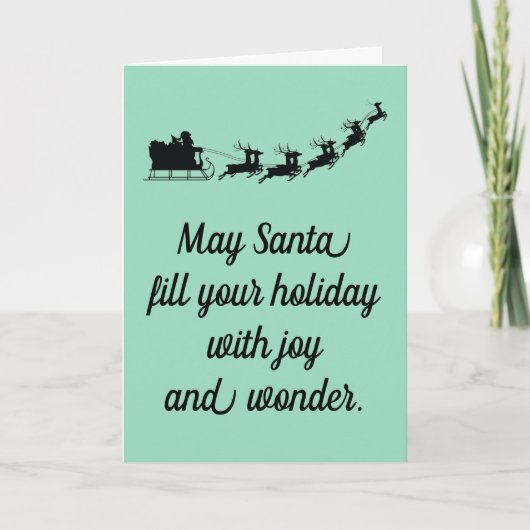 サンタ カード (正面)