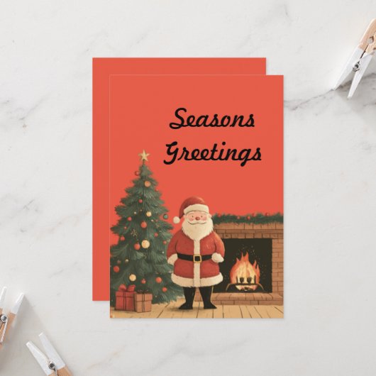 サンタ カード (正面/裏面インサイチュ)