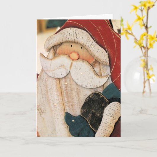 サンタ カード (黄色い花)