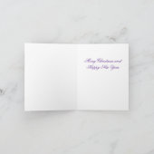 サンタ・キャットとクリスマスツリー シーズンカード (内部)