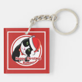 サンタ・キャット キーホルダー (裏面)