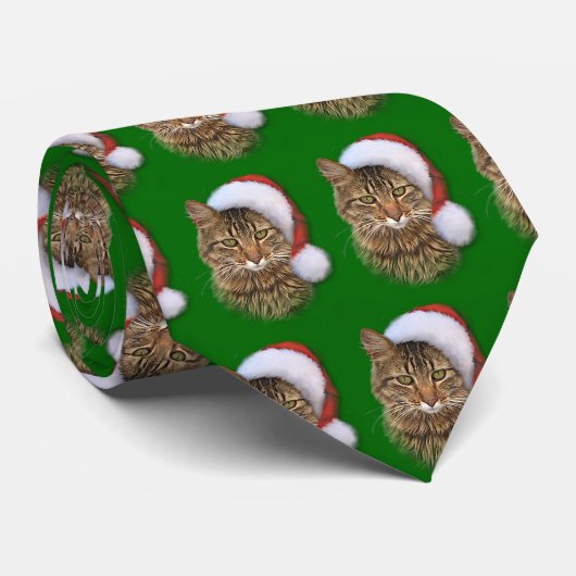 サンタ・キャット ネクタイ (ロール)
