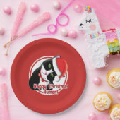 サンタ・キャット ペーパープレート (パーティー)