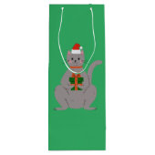 サンタ・キャット ワインギフトバッグ (裏面)