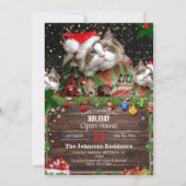 サンタ・キャット 招待状 (正面)