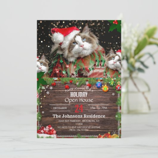 サンタ・キャット 招待状 (スタンド正面)