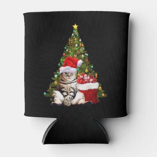 サンタ・キャット 缶クーラー (正面)