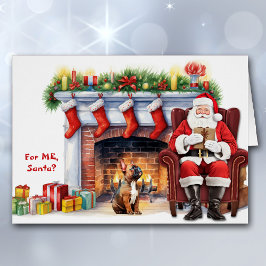 サンタ・ギフト・ブルドッグフランスの・クリスマス