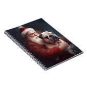 サンタ・クラウスとブルドッグフェスティバル・クリスマス ノートブック (右側)