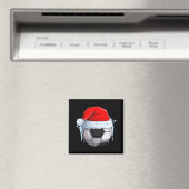 サンタ・クラウスのクリスマスサッカーボール マグネット (インサイチュ (食洗機))