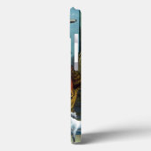 サンタ・クラウスのヴィンテージクリスマスのおもちゃつきストッキング Case-Mate iPhoneケース (裏面 / 左)