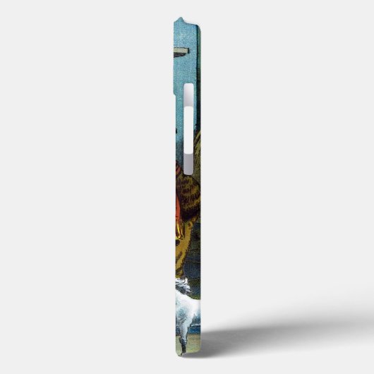 サンタ・クラウスのヴィンテージクリスマスのおもちゃつきストッキング Case-Mate iPhoneケース (裏面 / 左)