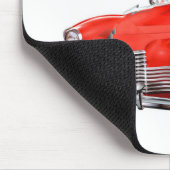 サンタ・クラウスはギフトビアでレトロな車を運転している マウスパッド (コーナー)