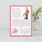 サンタ・クラウス北極メールからの素敵なリストレター 招待状 (スタンド正面)