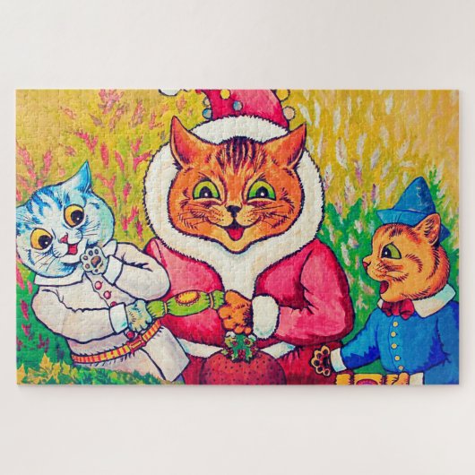 サンタ・クラウス・キャット・ルイワーイン ジグソーパズル (横)